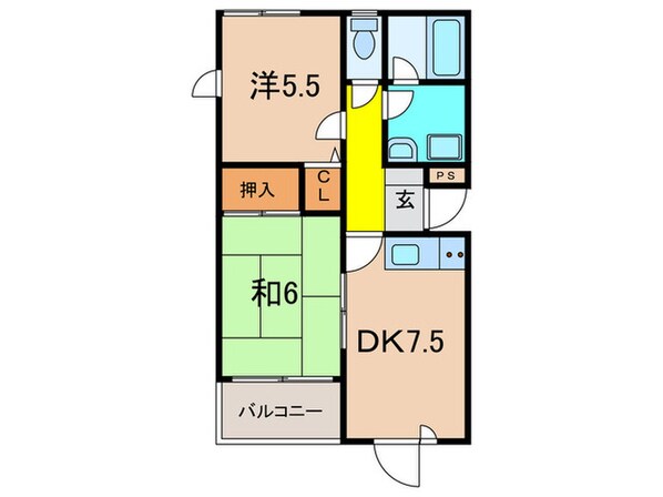 ロイヤルメゾン甲東園Ⅶの物件間取画像